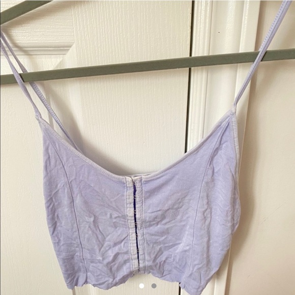American eagle purple crop top - Picture 1 of 2